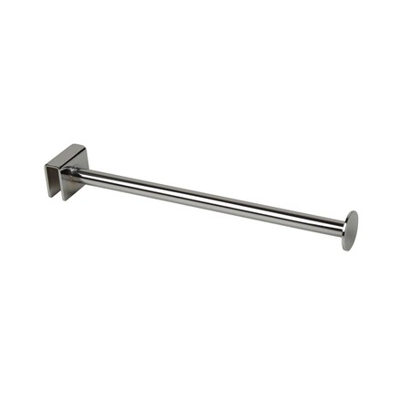Luggage Loader RH-LR 12 in. Round Tubing Straight Arm with Disc at End - Chrome LU2943663